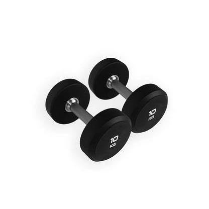 Urethane Round Dumbbells Sets With Optional Storage Rack 40kg