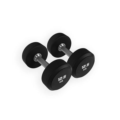Urethane Round Dumbbells Sets With Optional Storage Rack 40kg