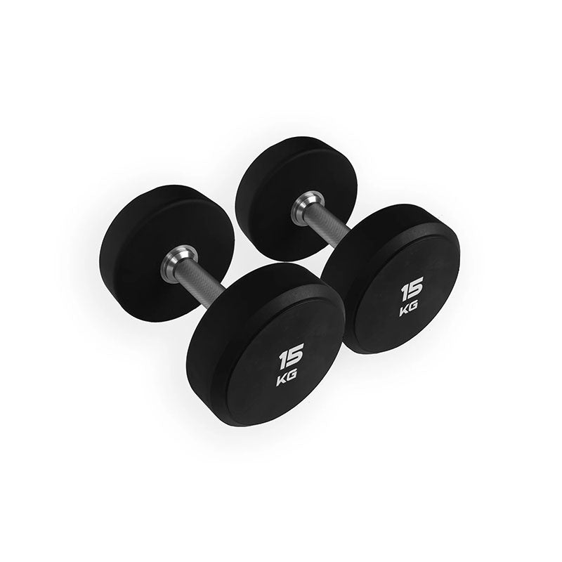 Urethane Round Dumbbells Sets With Optional Storage Rack 40kg