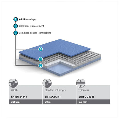 Vinyl Sports Flooring for Wheelchair Sports