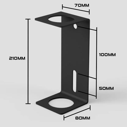 Wall-Mounted Single Speciality Bar Holder