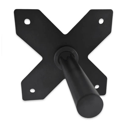 Wall-Mounted Weight Plate Storage Horn