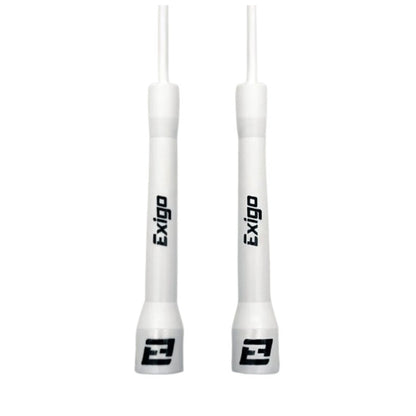 Exigo Stealth Super Pro Adjustable Speed Rope - White