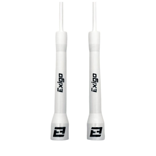 Exigo Stealth Super Pro Adjustable Speed Rope - White