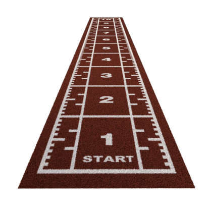 Sprint Track with Full Markings – 1.33m Wide