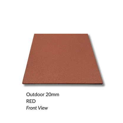 Safety Rubber Tiles - 500mm x 500mm