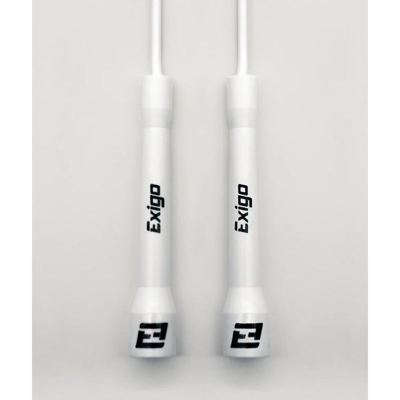 Exigo Stealth Super Pro Adjustable Speed Rope - White - White