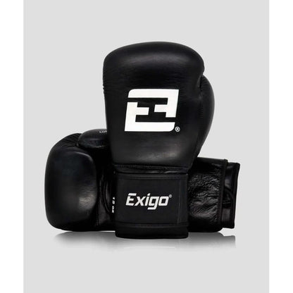 Exigo Contender Sparring Gloves - Red - 16oz - Black