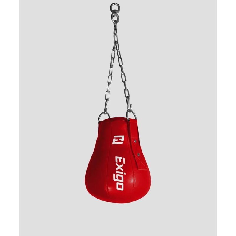 Exigo Super Pro 6kg Leather Maize Ball - Red - Red
