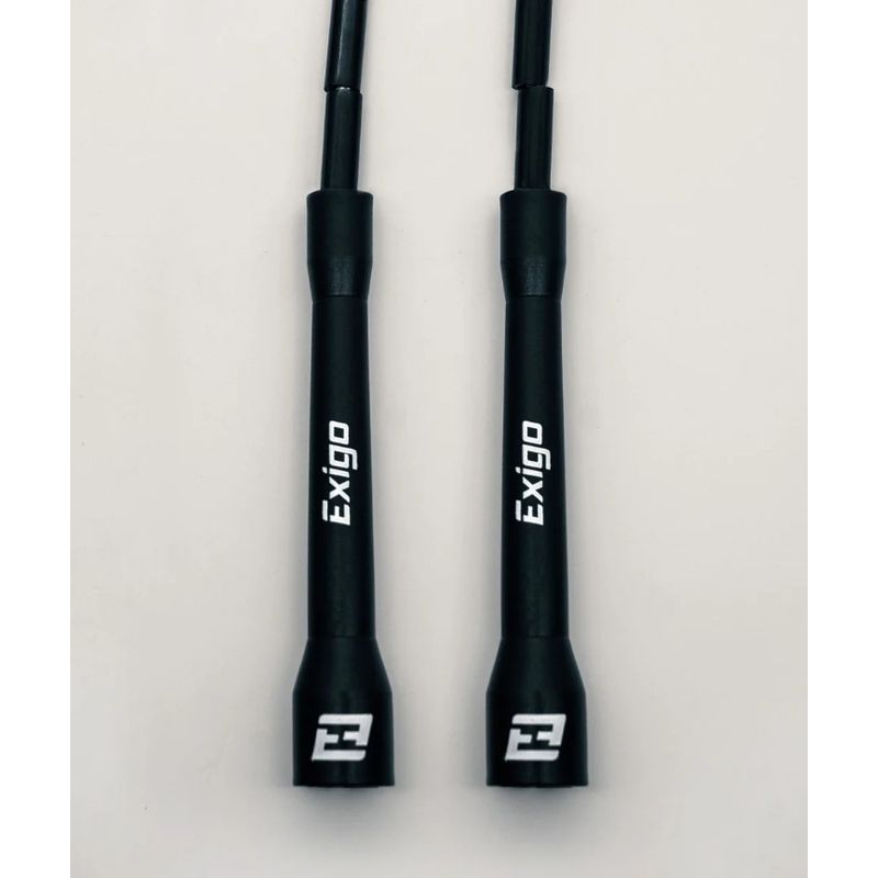 Exigo Stealth Super Pro Adjustable Beaded Rope - White - Black