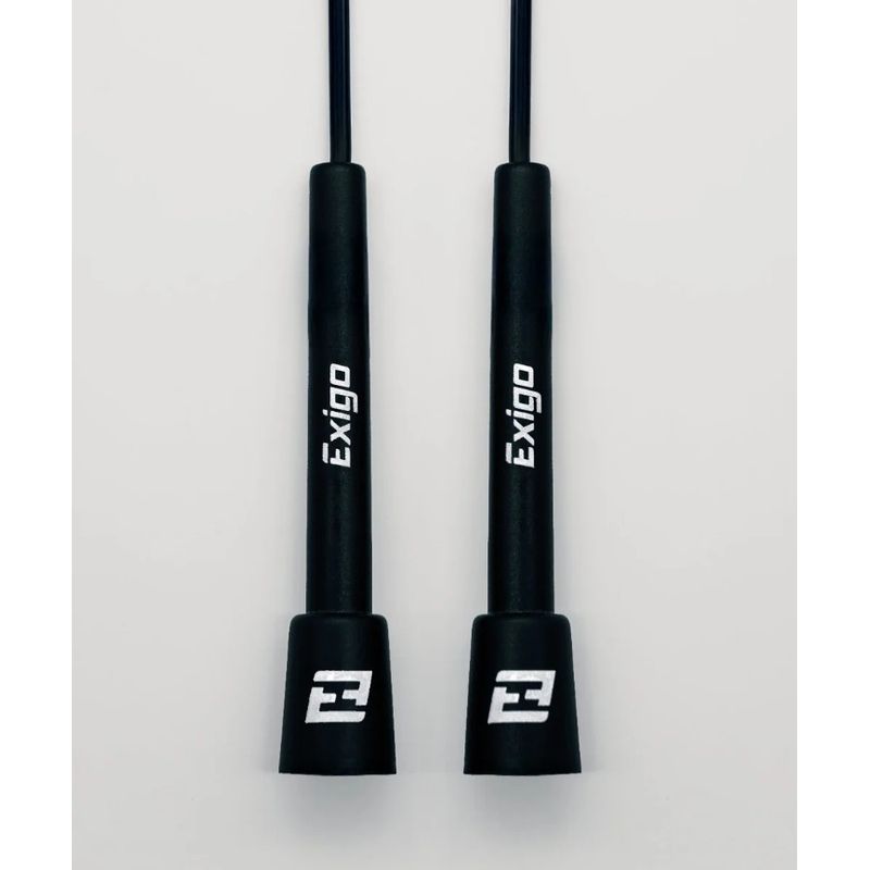 Exigo Stealth Adjustable Speed Rope - Black - Black