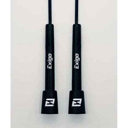 Exigo Stealth Adjustable Speed Rope - Black - Black