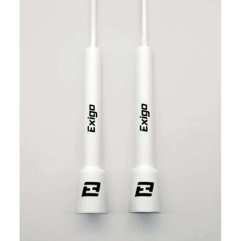Exigo Stealth Adjustable Speed Rope - Black - White