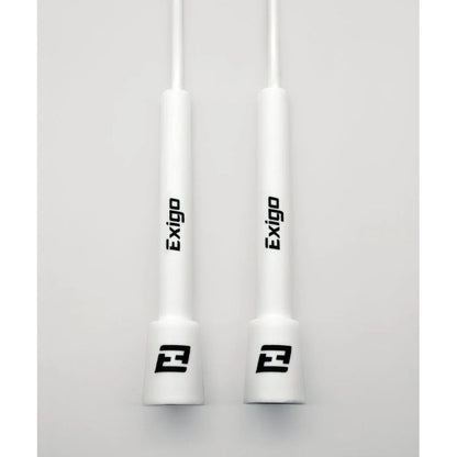 Exigo Stealth Adjustable Speed Rope - Black - White